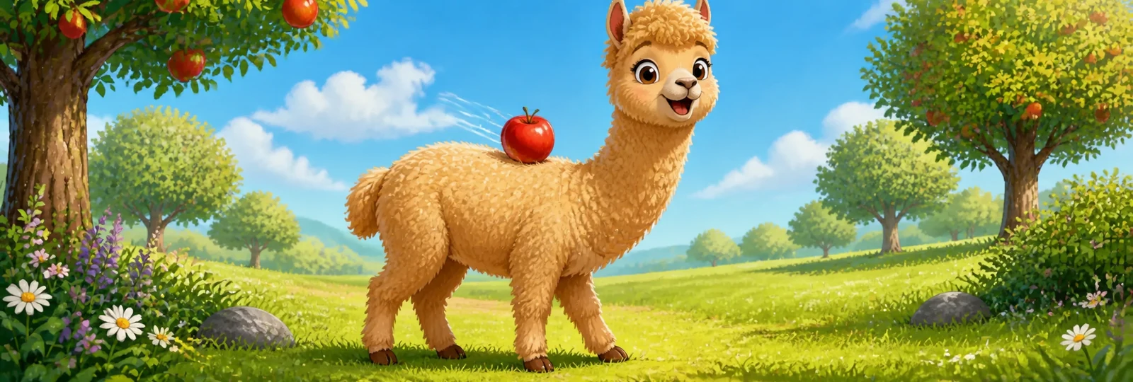 Illustration for Alpaca's Apple