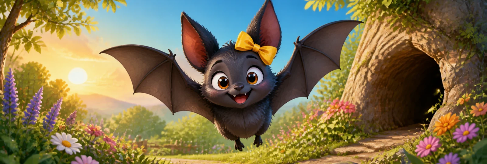 Illustration for Bat and Bow