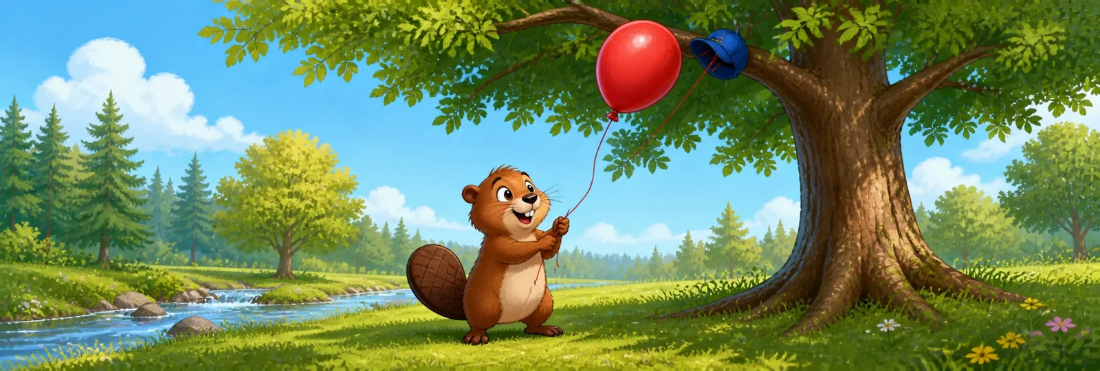 Illustration for Beaver Balloon