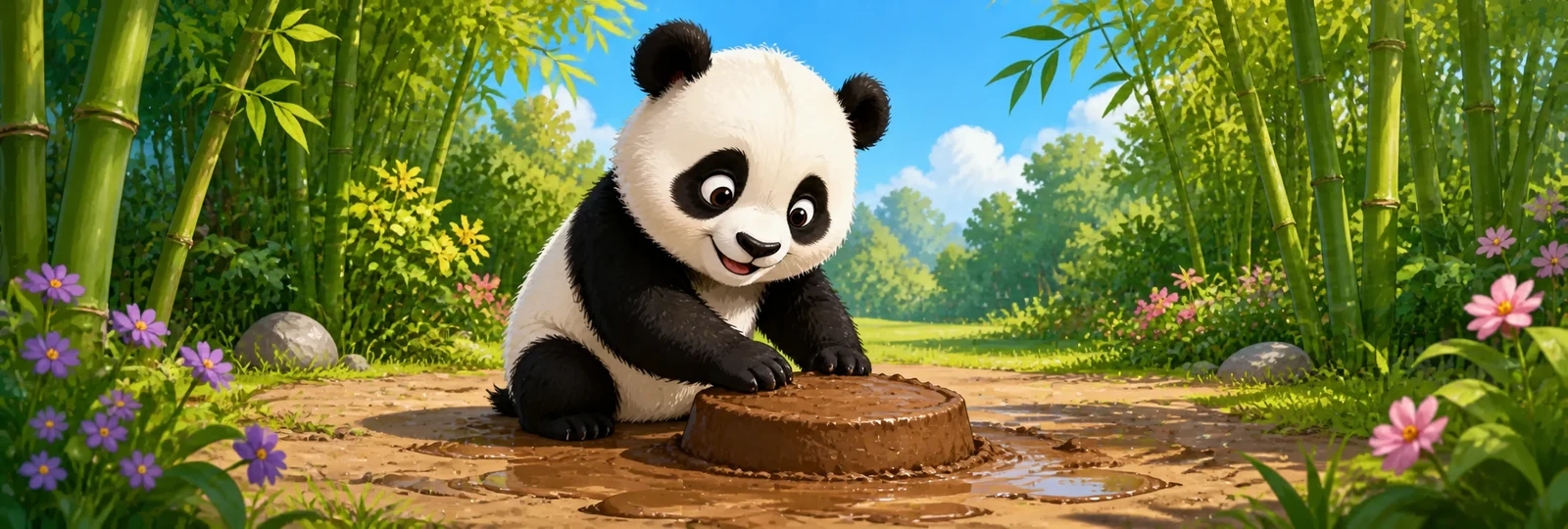 Illustration for Panda Pie