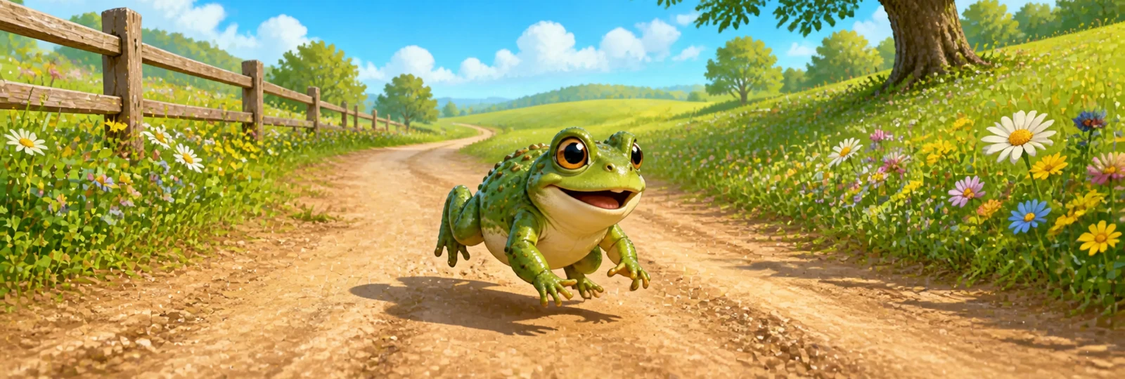 Illustration for Toad on the Road